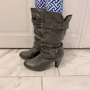 3” Heel Mid-Calf Boots